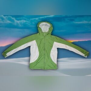 Columbia Green Wind Breaker Sz XS